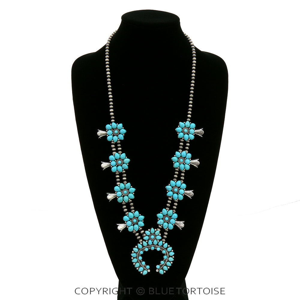 Western Squash Blossom Necklace - Image 4