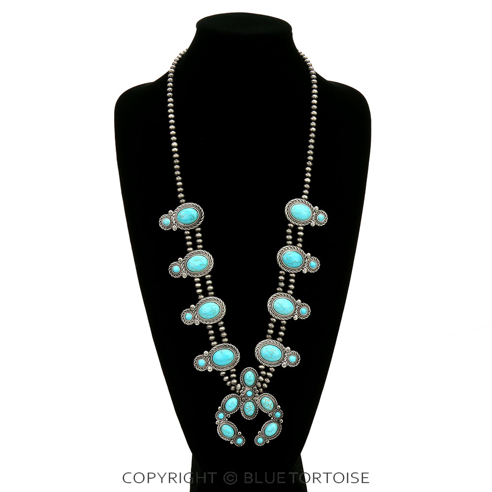 Western Squash Blossom Necklace - Image 2