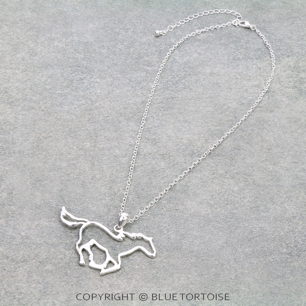 Horse Cutout Necklace
