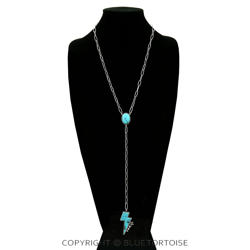 Thunder Stone Y Necklace - Image 2