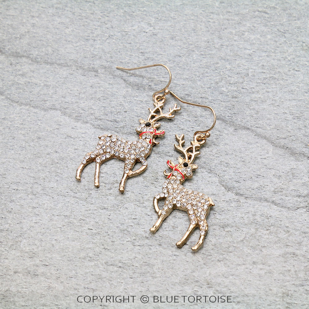 Christmas Rudolph Dangle Earrings