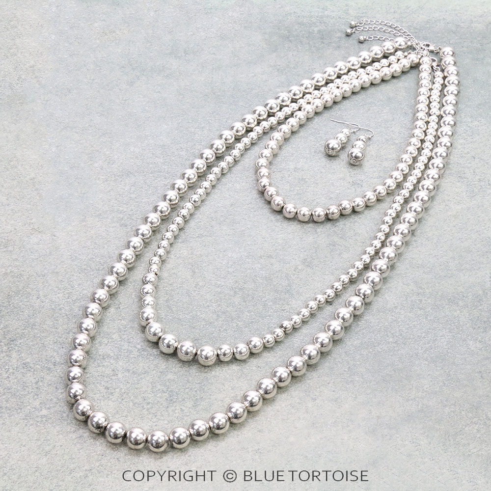Western Multi Layered CCB Necklace Set