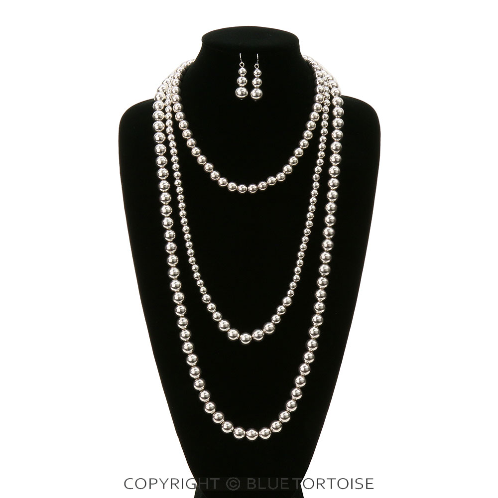 Western Multi Layered CCB Necklace Set - Image 2