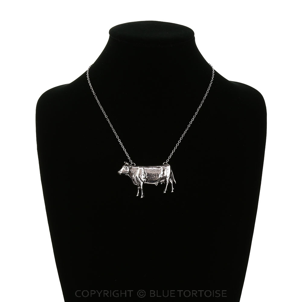 Western Cow Pendant Necklace - Image 2