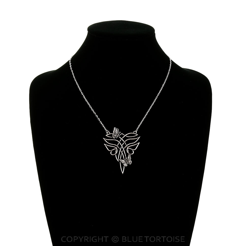 Western Boot Stitch w/ Butterfly Necklace - Image 2