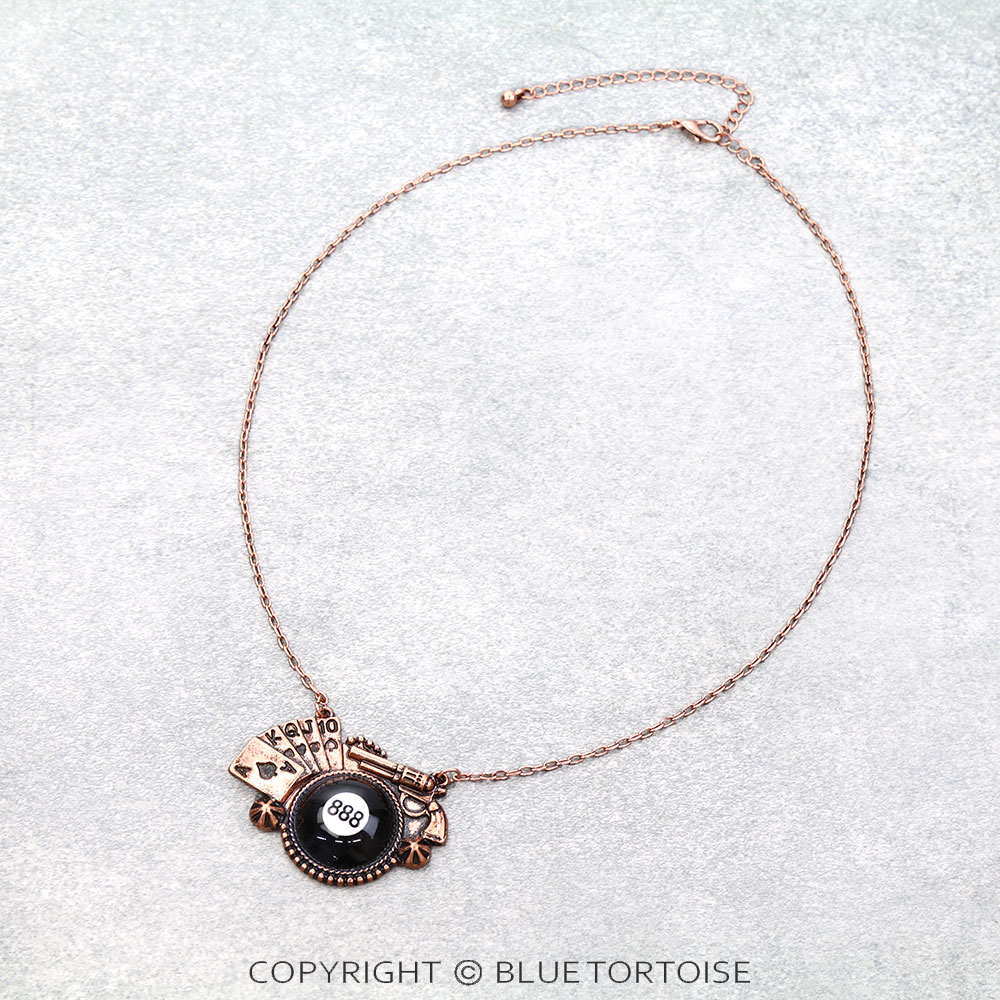 Western 888 Gamble Pendant Necklace