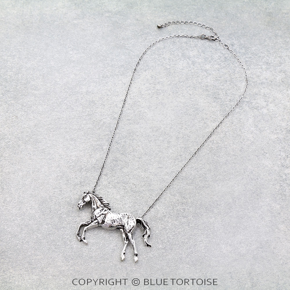 Western Horse Pendant Necklace