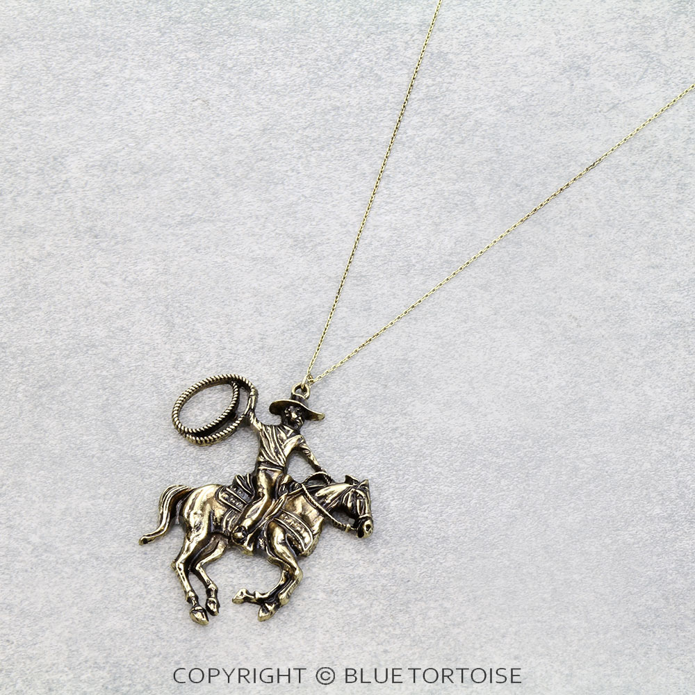 Western Rodeo Pendant Necklace - Image 3