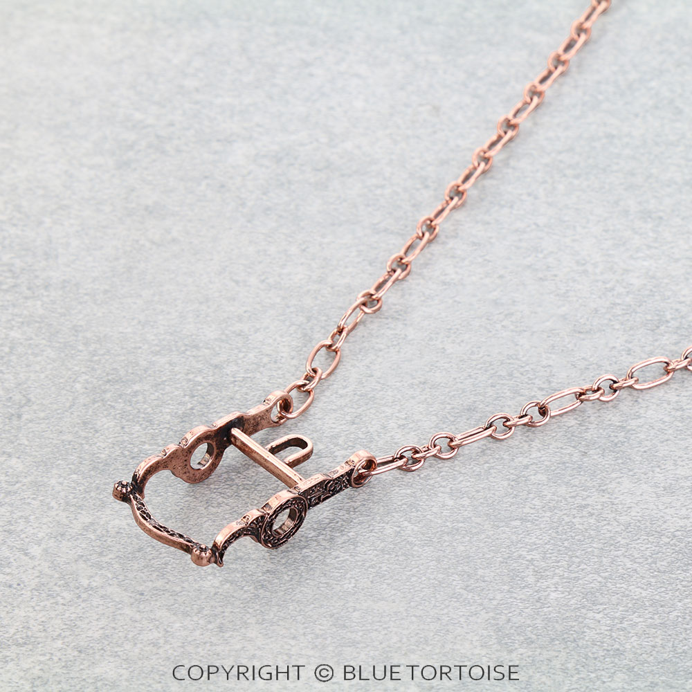 Western Saddle Pendant Necklace - Image 3
