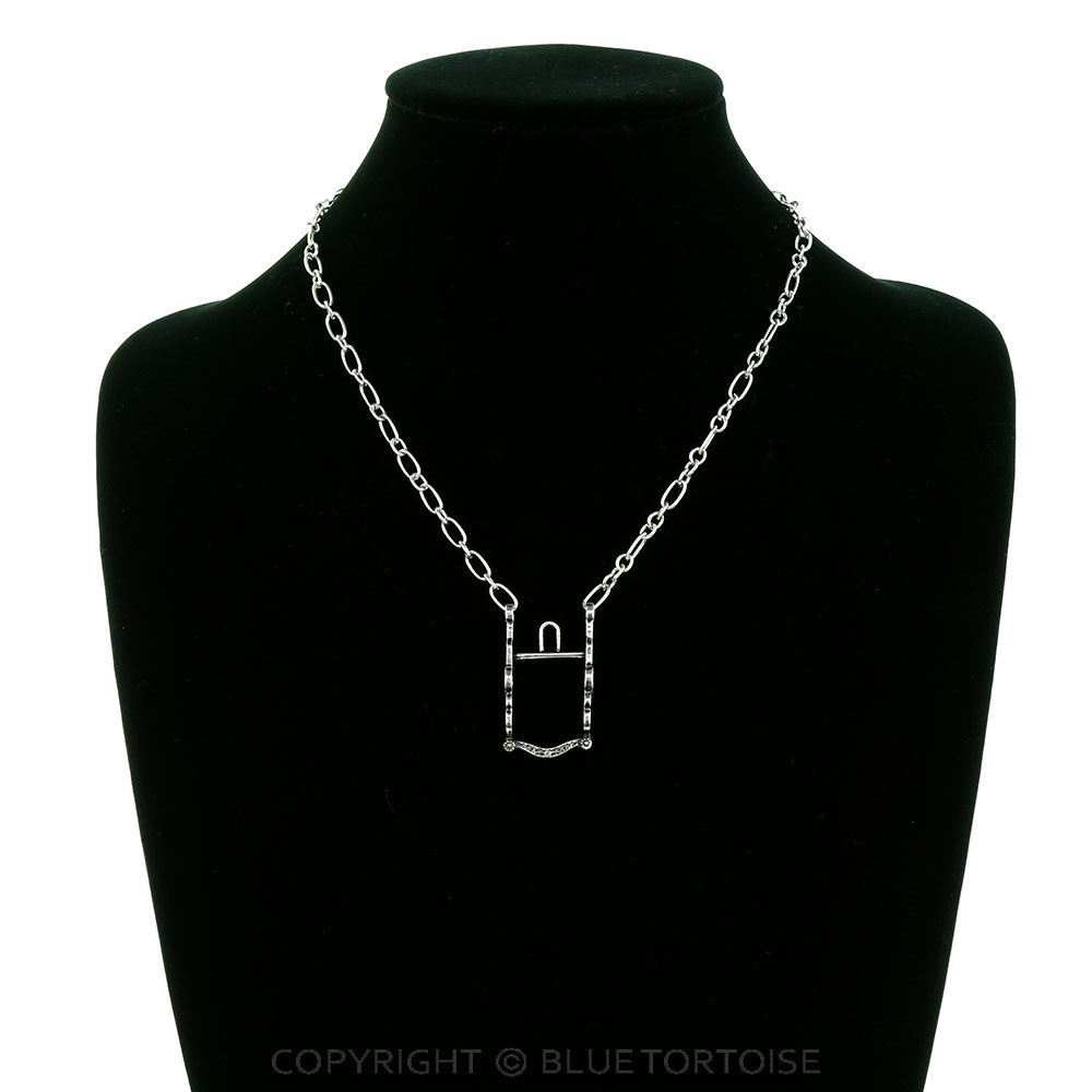 Western Saddle Pendant Necklace - Image 2
