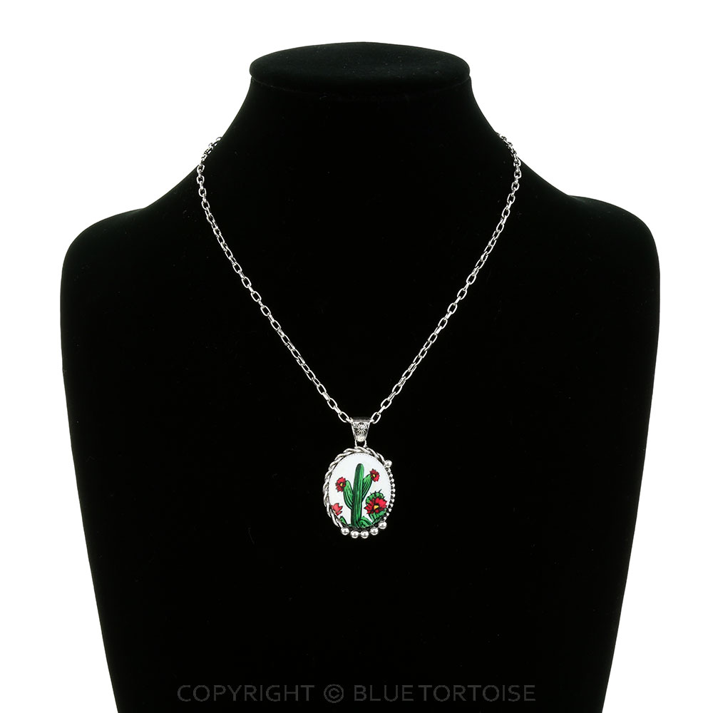 Western TXR Cactus Printing Necklace - Image 2