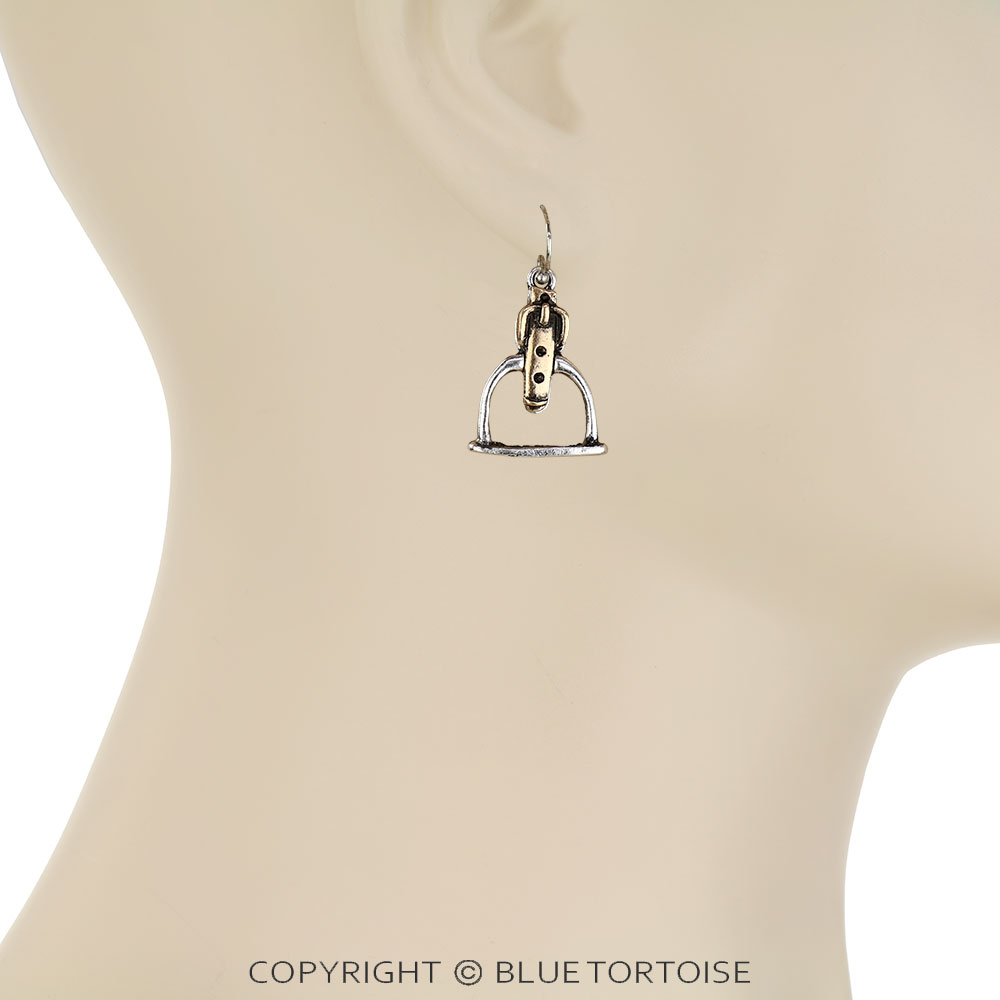 Western Horsebit Dangle Earrings - Image 2
