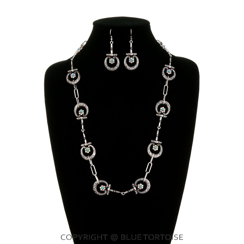 Western Horsebit Necklace Set - Image 2