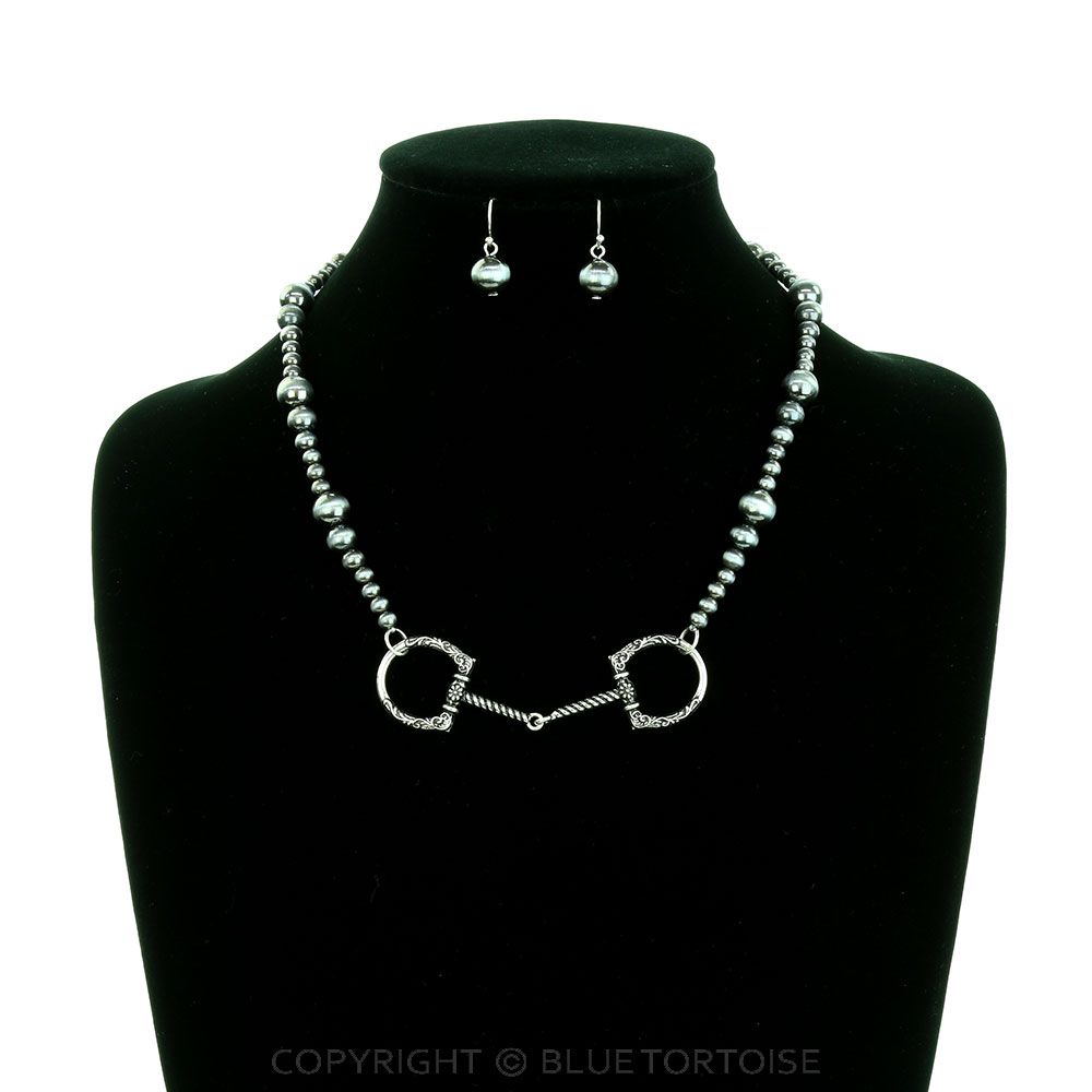 Western Horsebit Necklace Set - Image 2