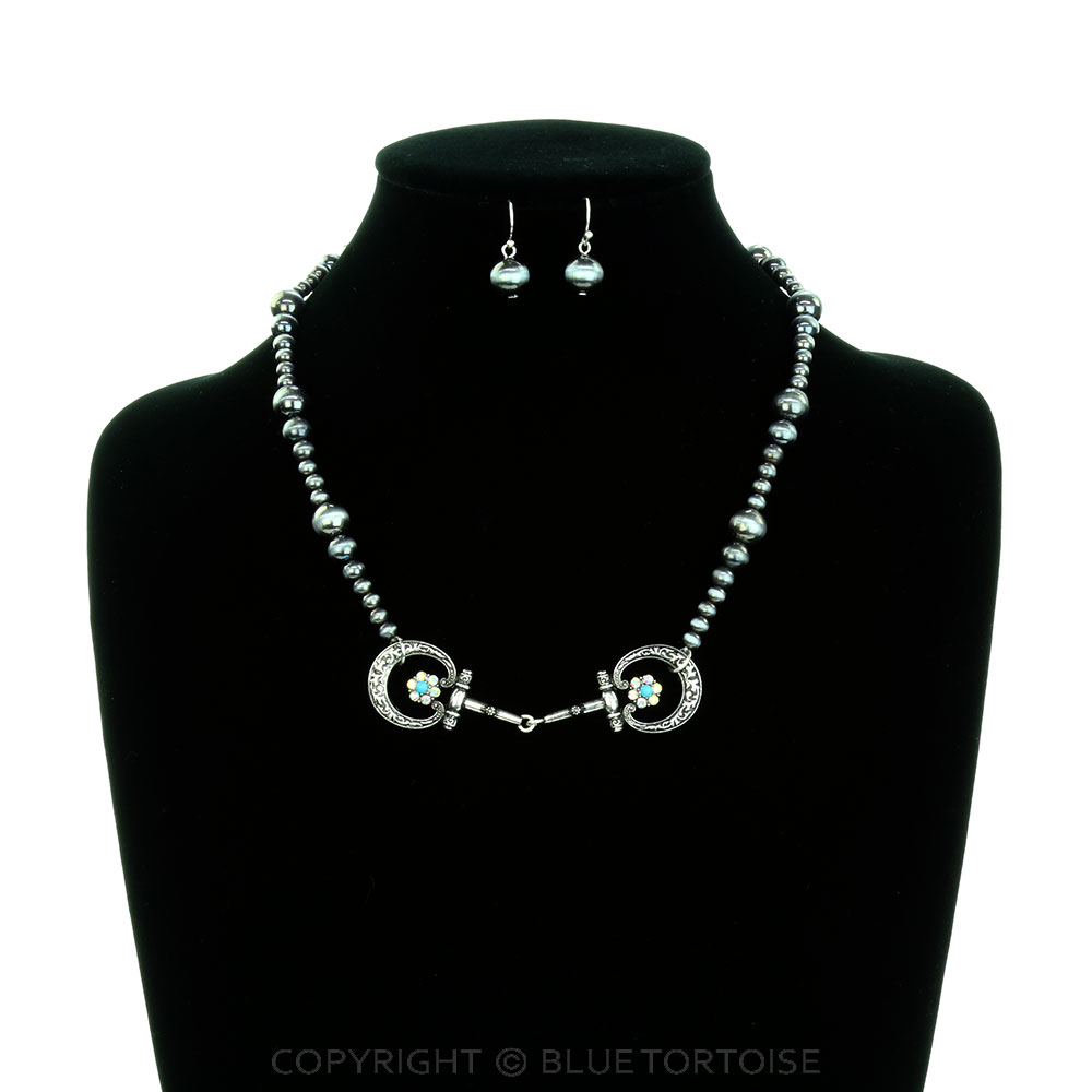 Western Horsebit Necklace Set - Image 2