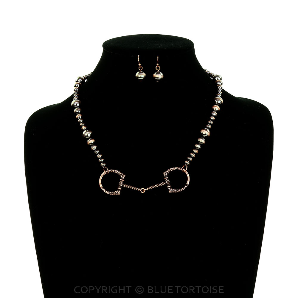 Western Horsebit Necklace Set - Image 2