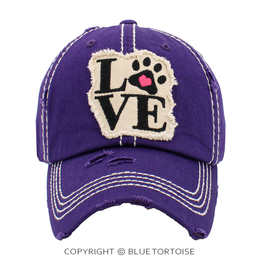 Paw LOVE Vintage Ball Cap