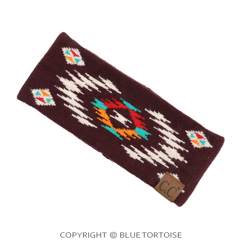 C.C Soft Aztec Pattern Headwrap