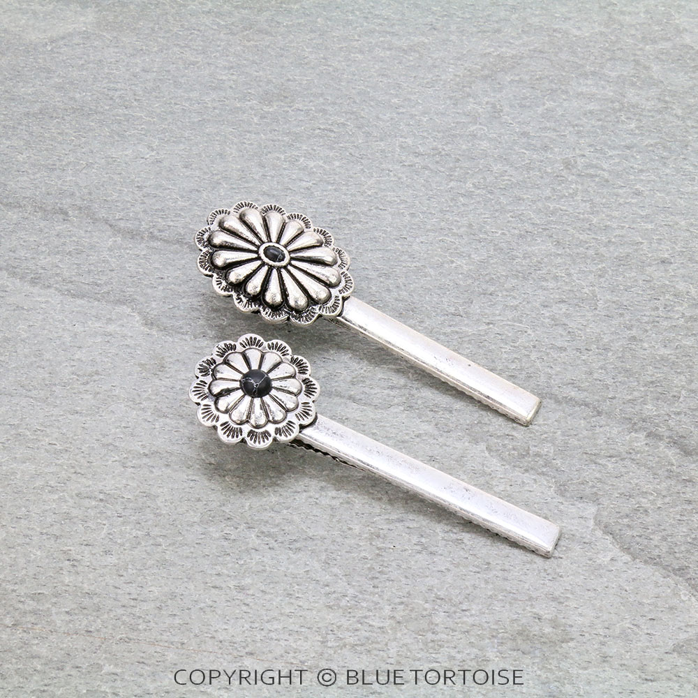 3" Western Concho Hair Pin