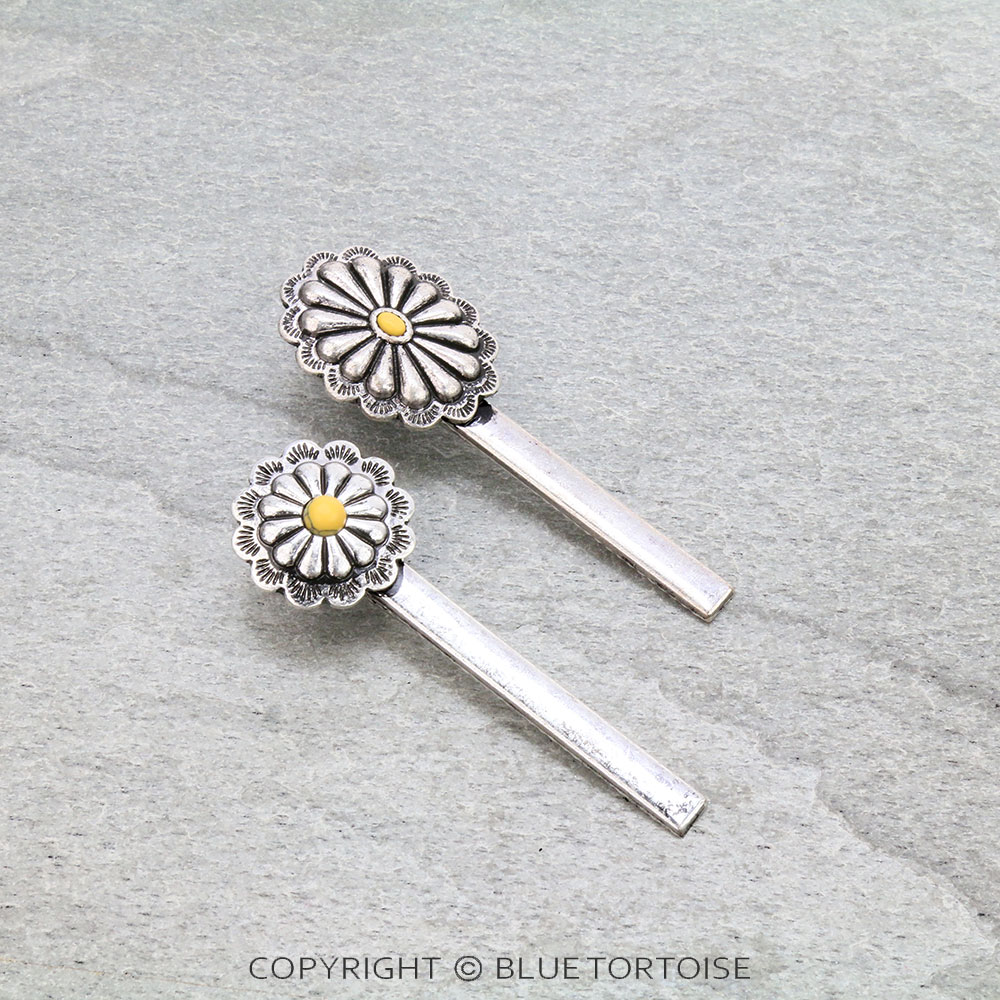 3" Western Concho Hair Pin