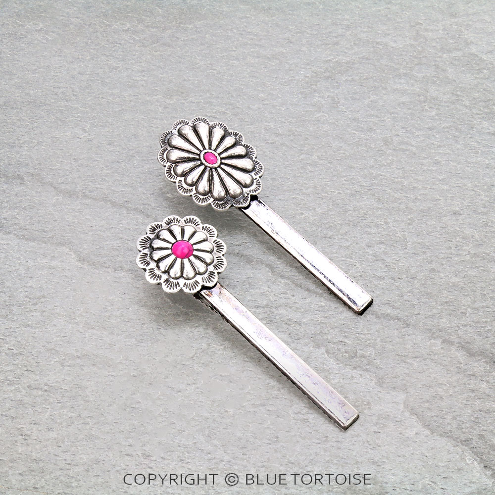 3" Western Concho Hair Pin