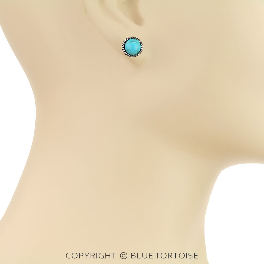 6 Pair Dainty Western Stud Earring Set - Image 6