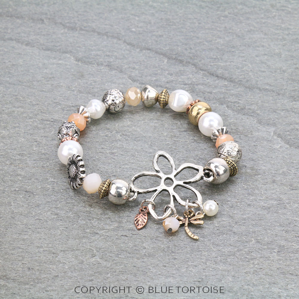 Western Flower Stretch Bracelet