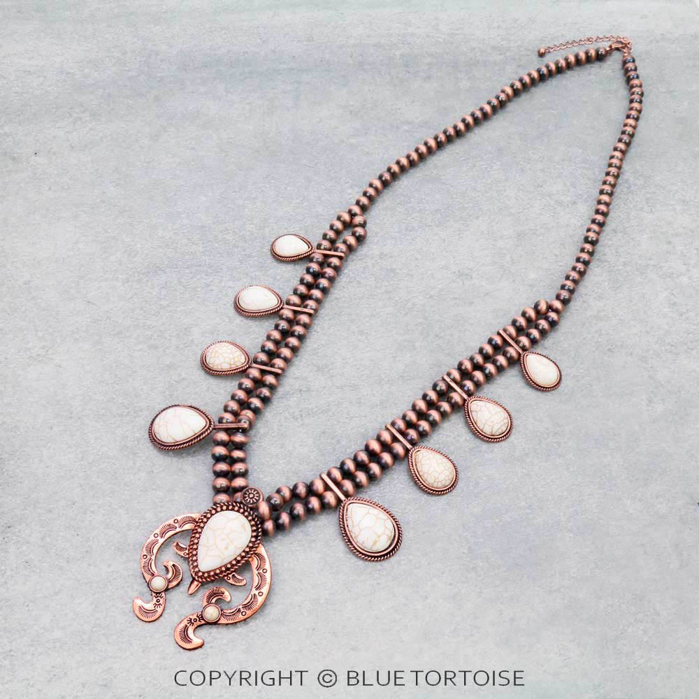 Western Squash Blossom Necklace