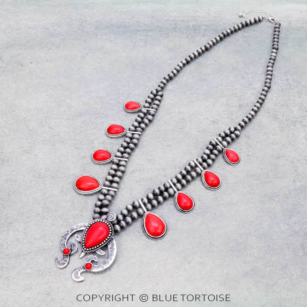 Western Squash Blossom Necklace
