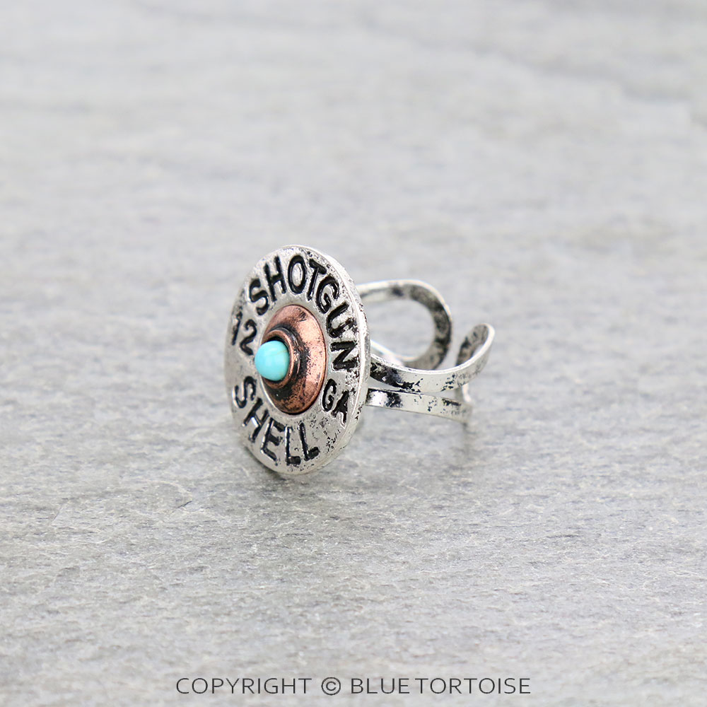 Western Shotgun Shell Cuff Ring - Image 2