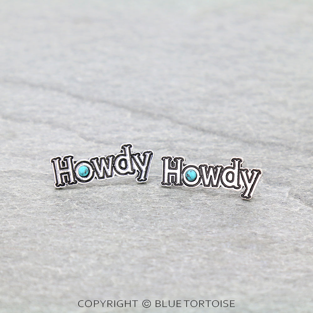 Howdy Stud Earrings