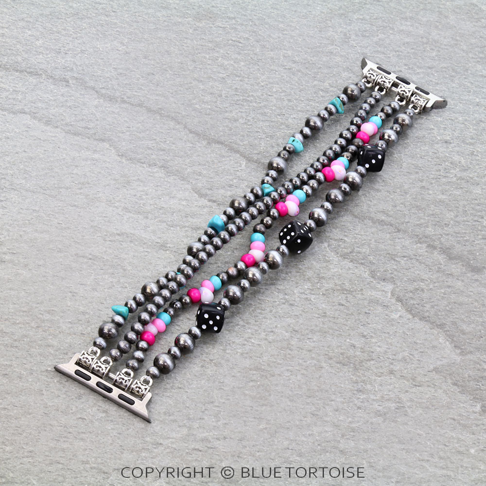 Large Western Fun Theme Stretch Apple Watch Band