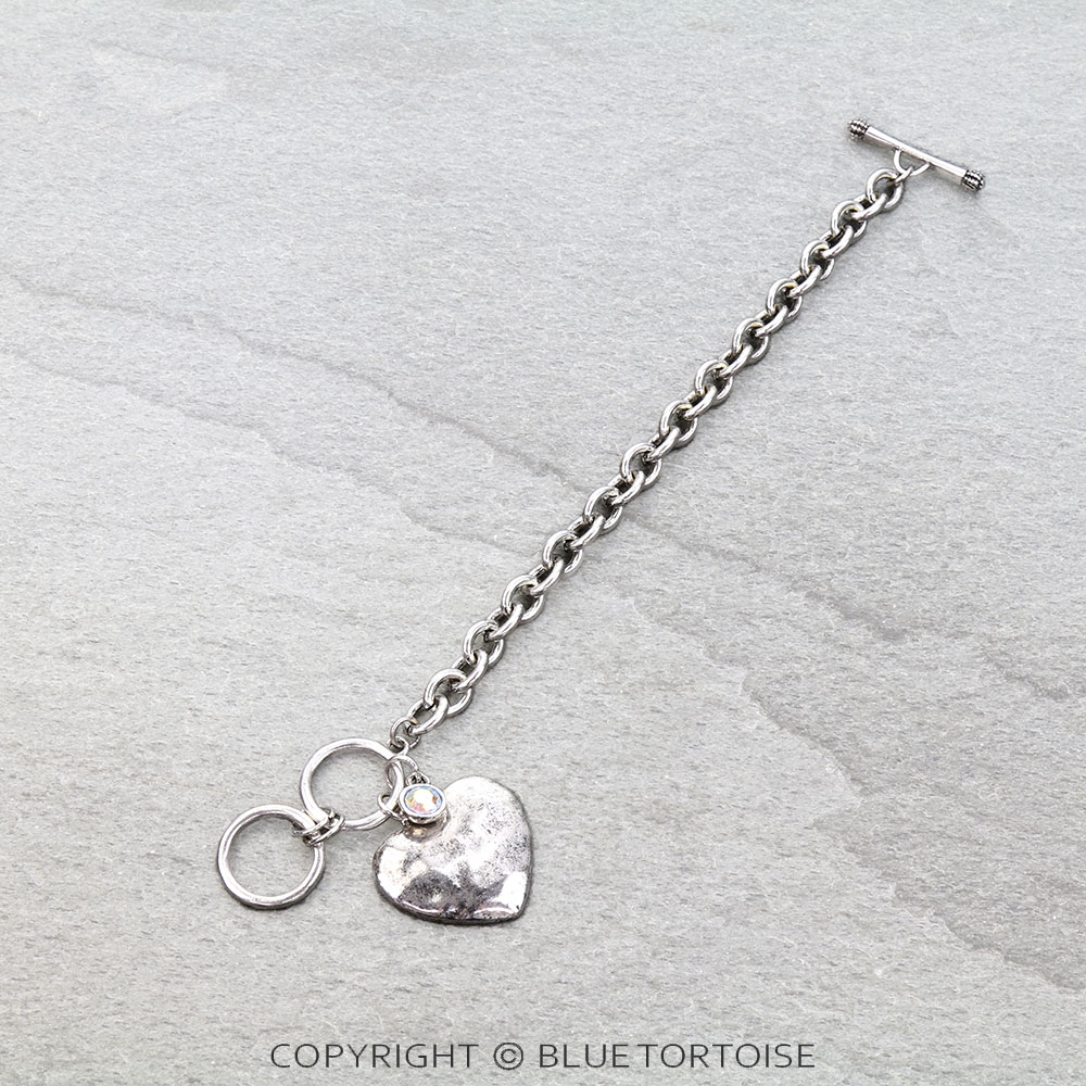 Western Heart Toggle Bracelet - Image 2