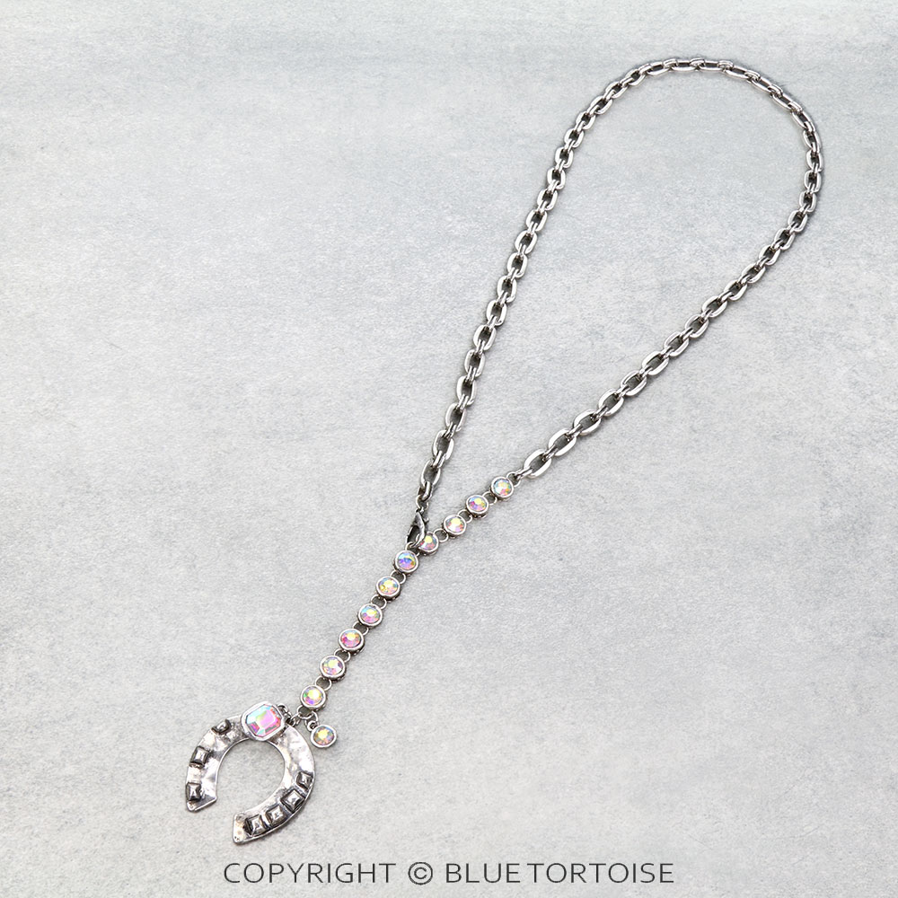 Western Horseshoe Pendant Necklace