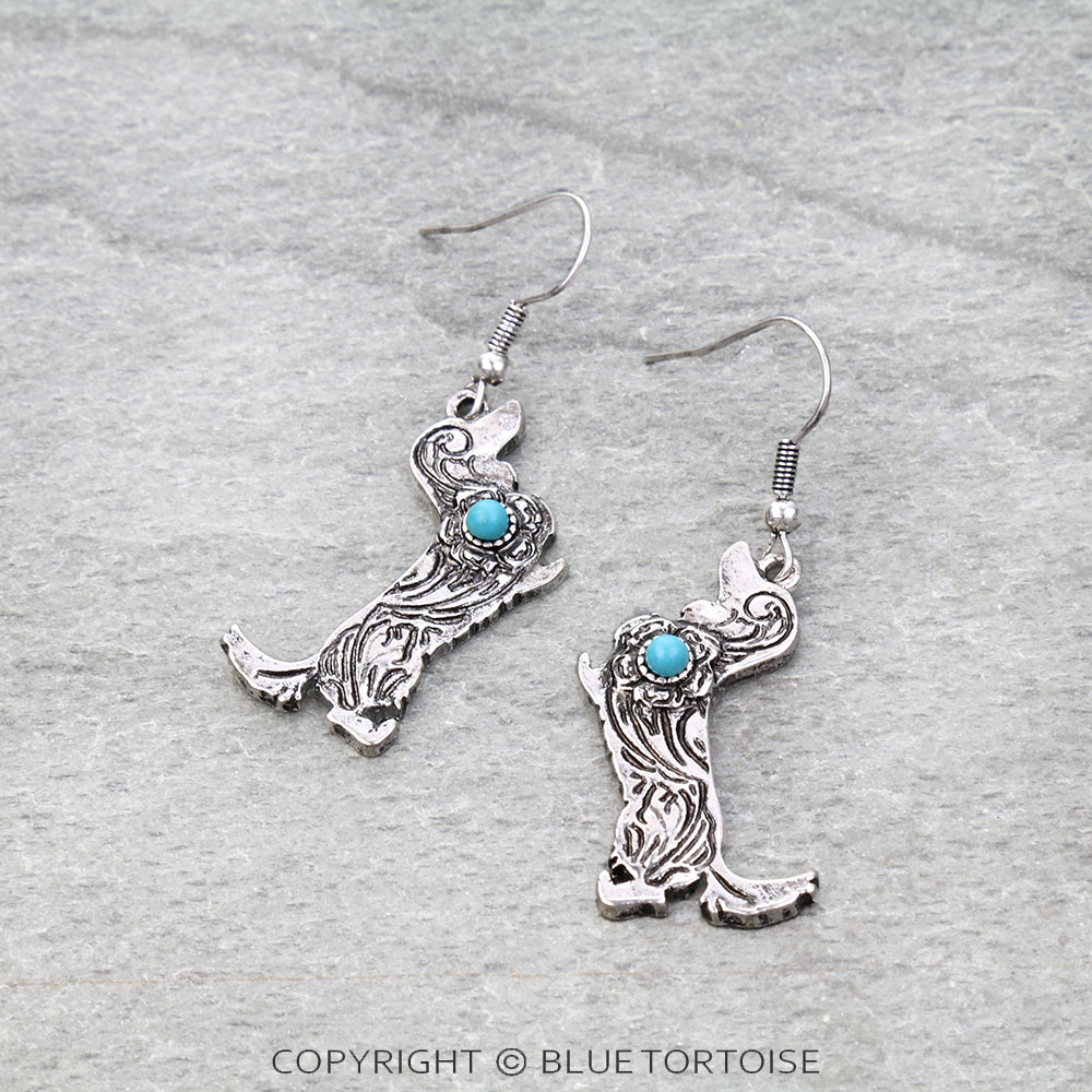 Filigree Dachshund Dangle Earrings - Image 3