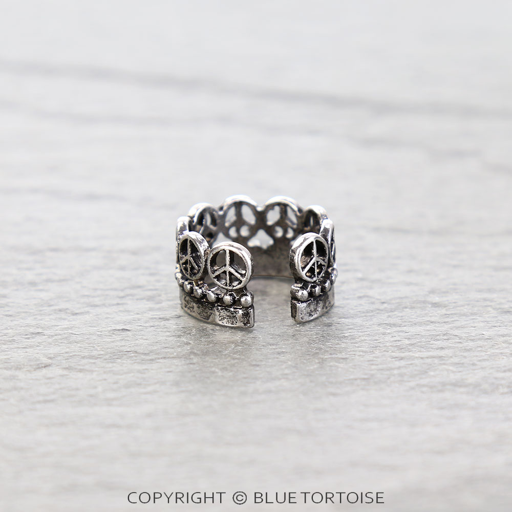 Western Peace Cuff Ring - Image 2