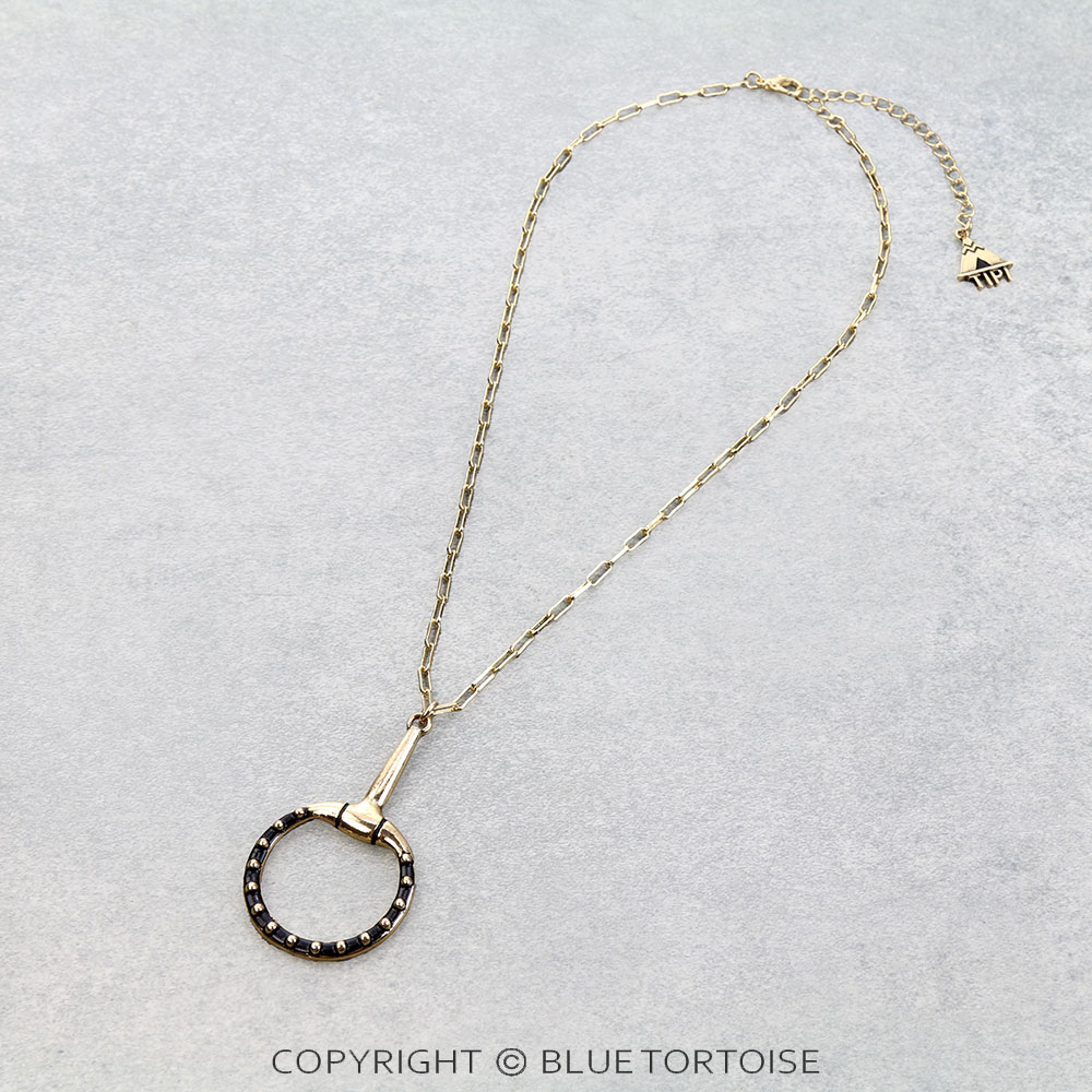 Western Ball TXR Horsebit Necklace