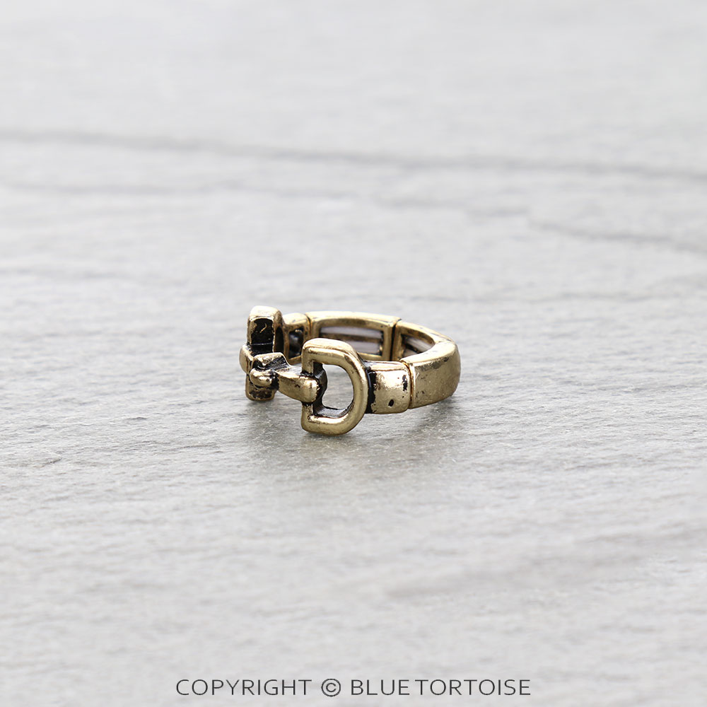 Western Horsebit Stretch Ring - Image 2