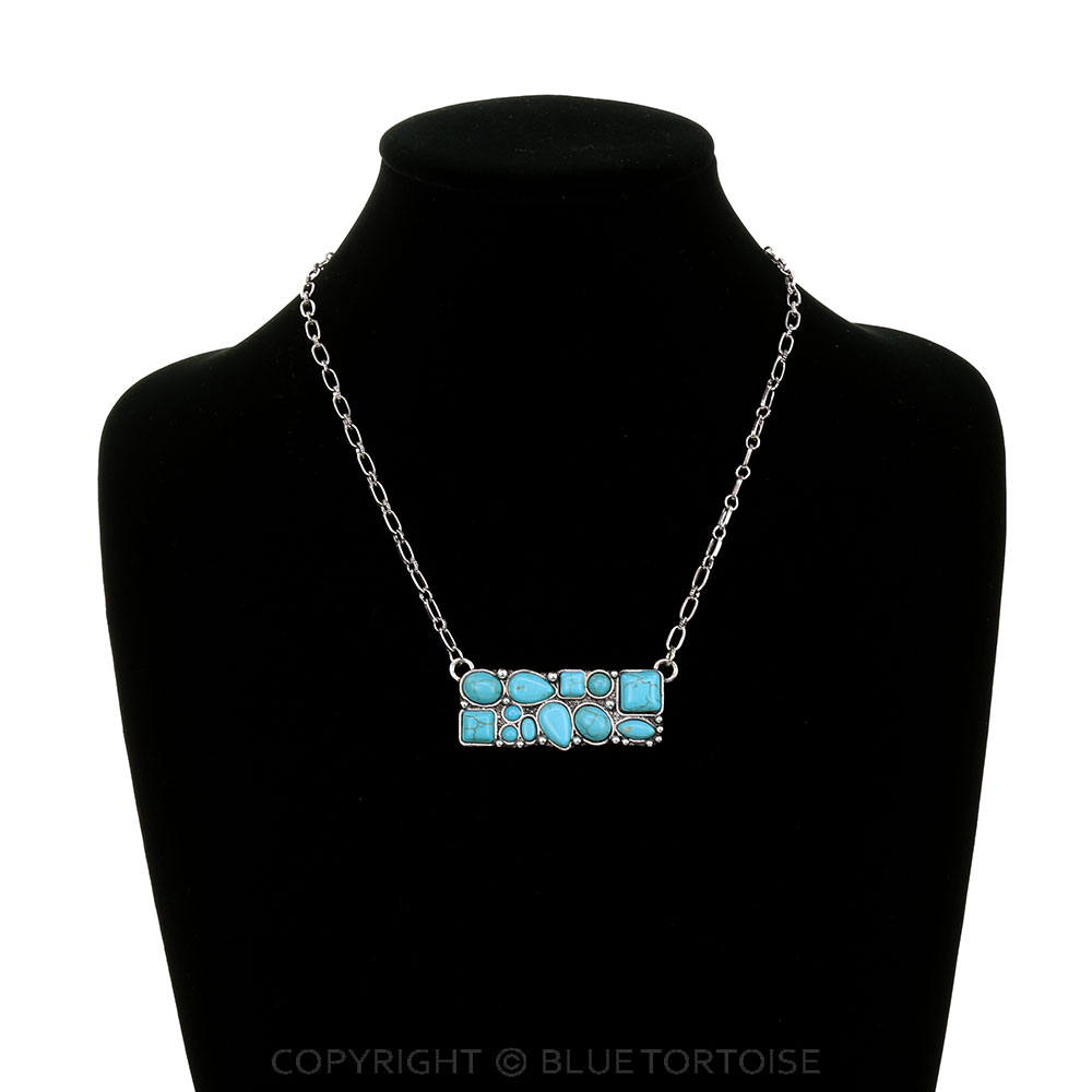 Western Bar Stone Necklace - Image 2