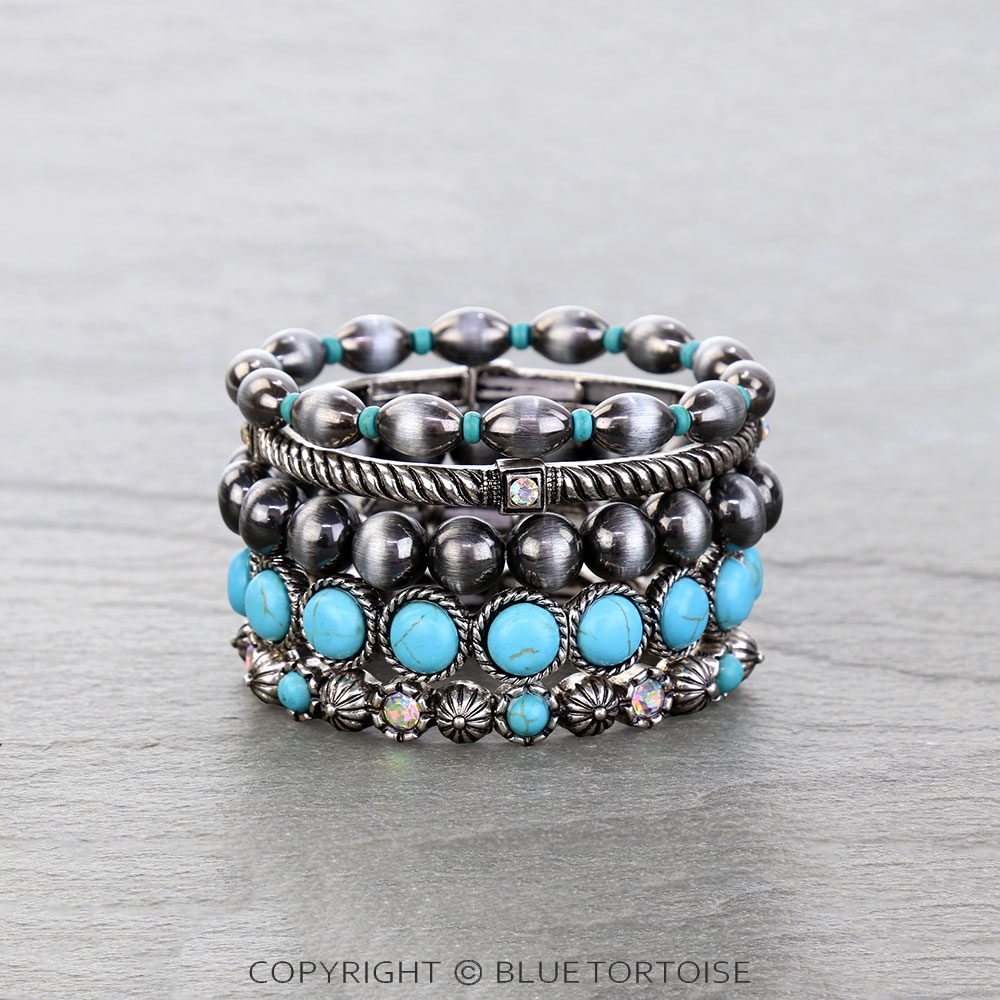 Western Concho Stackable Bracelet