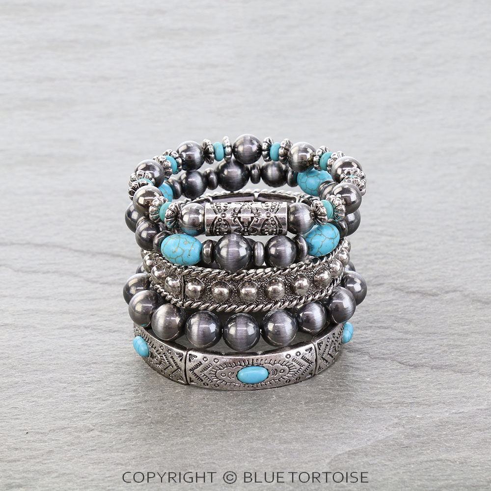 Western Aztec Stackable Bracelet - Image 2