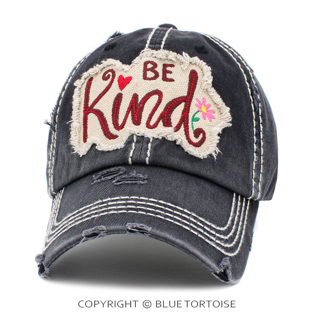 "Be Kind" Washed Vintage Ball Cap - Image 2