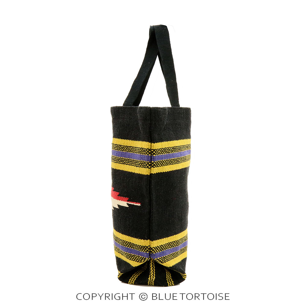 Handmade Aztec Pattern Cotton Handloom Magnetic Tote Bag - Image 3