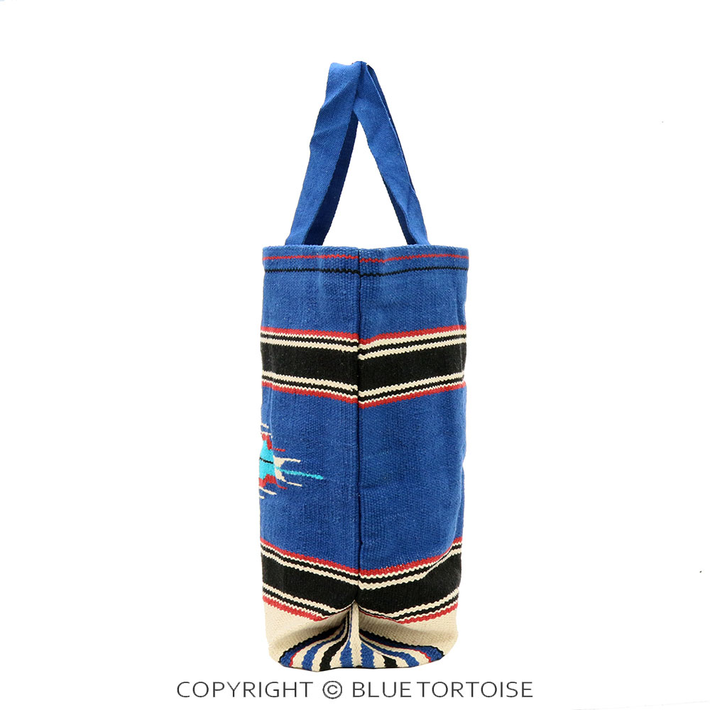 Handmade Aztec Pattern Cotton Handloom Magnetic Tote Bag - Image 3