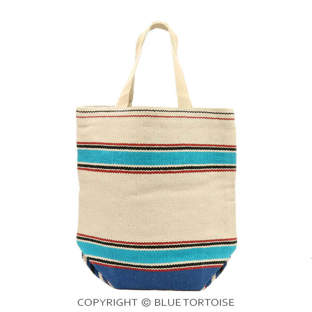 Handmade Aztec Pattern Cotton Handloom Magnetic Tote Bag - Image 2