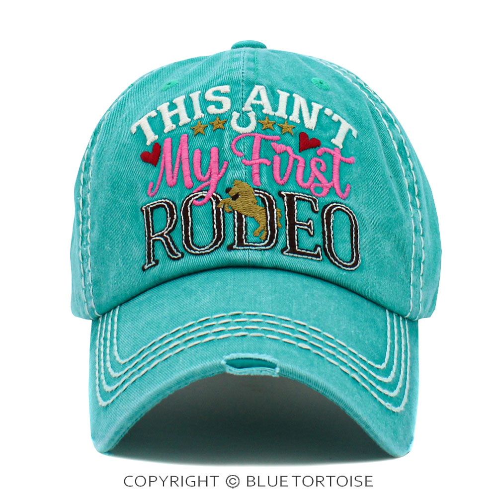 "This Ain't My First Rodeo" Washed Vintage Ball Cap