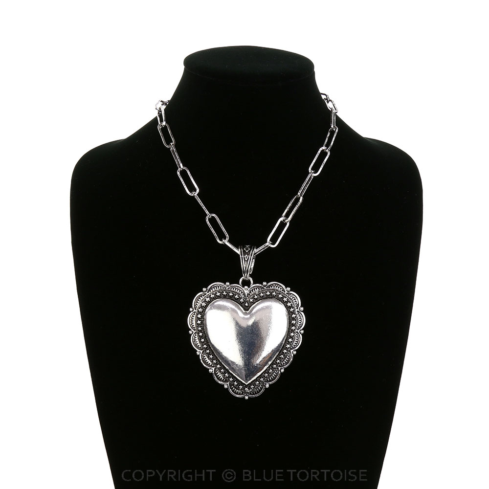 Western Heart Concho Necklace - Image 2