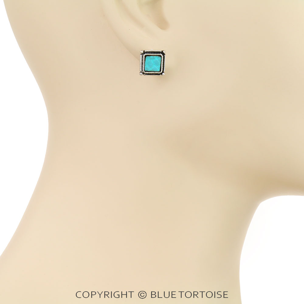 3 Pair Western Cross Earring Set - Image 3
