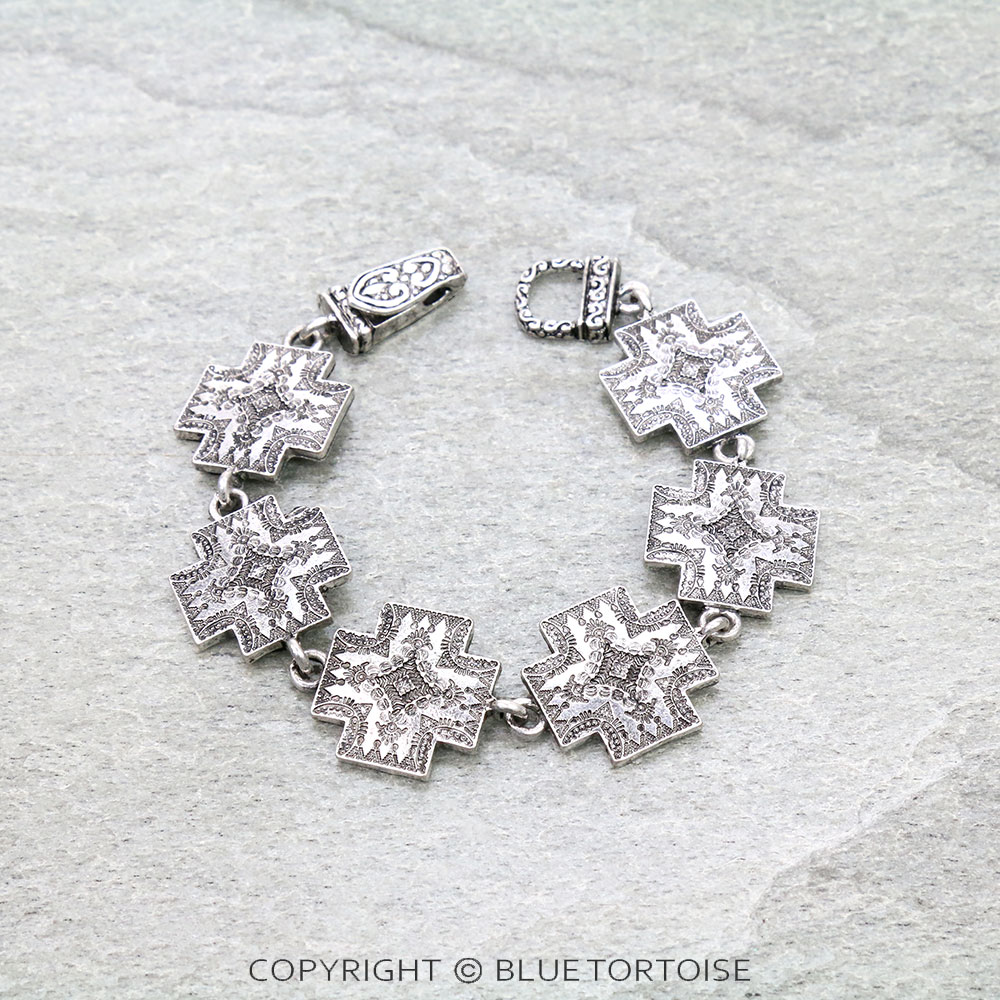 Western Cross Magnetic Bracelet