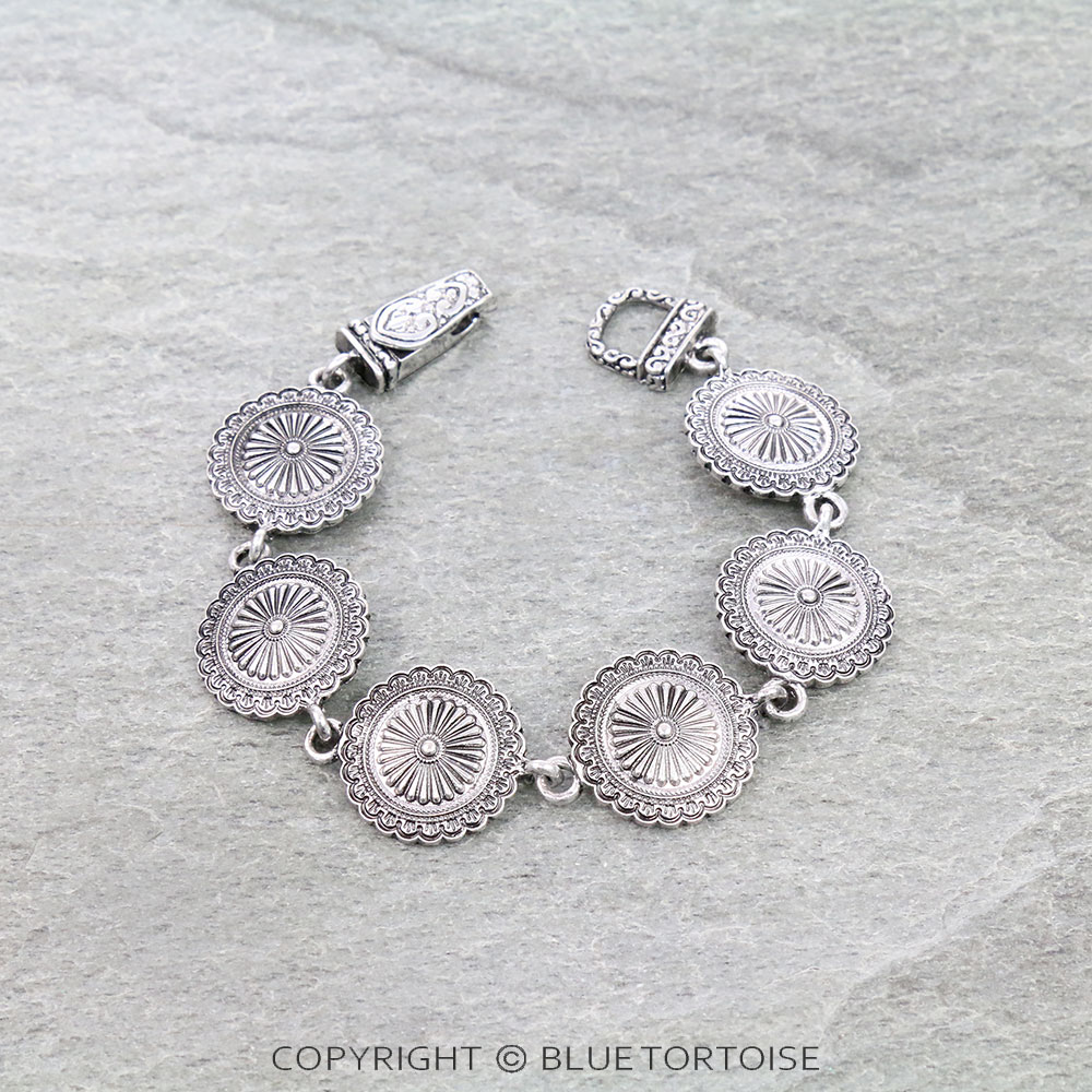 Western Concho Magnetic Bracelet